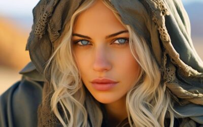 De mooie blonde Evil Angel